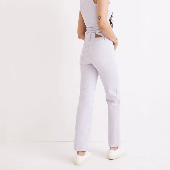 Madewell The Perfect Vintage Straight Jean in Distant Lavender Size 25 - Picture 3 of 12